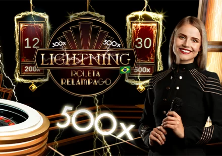 Roleta Relâmpago Ouro